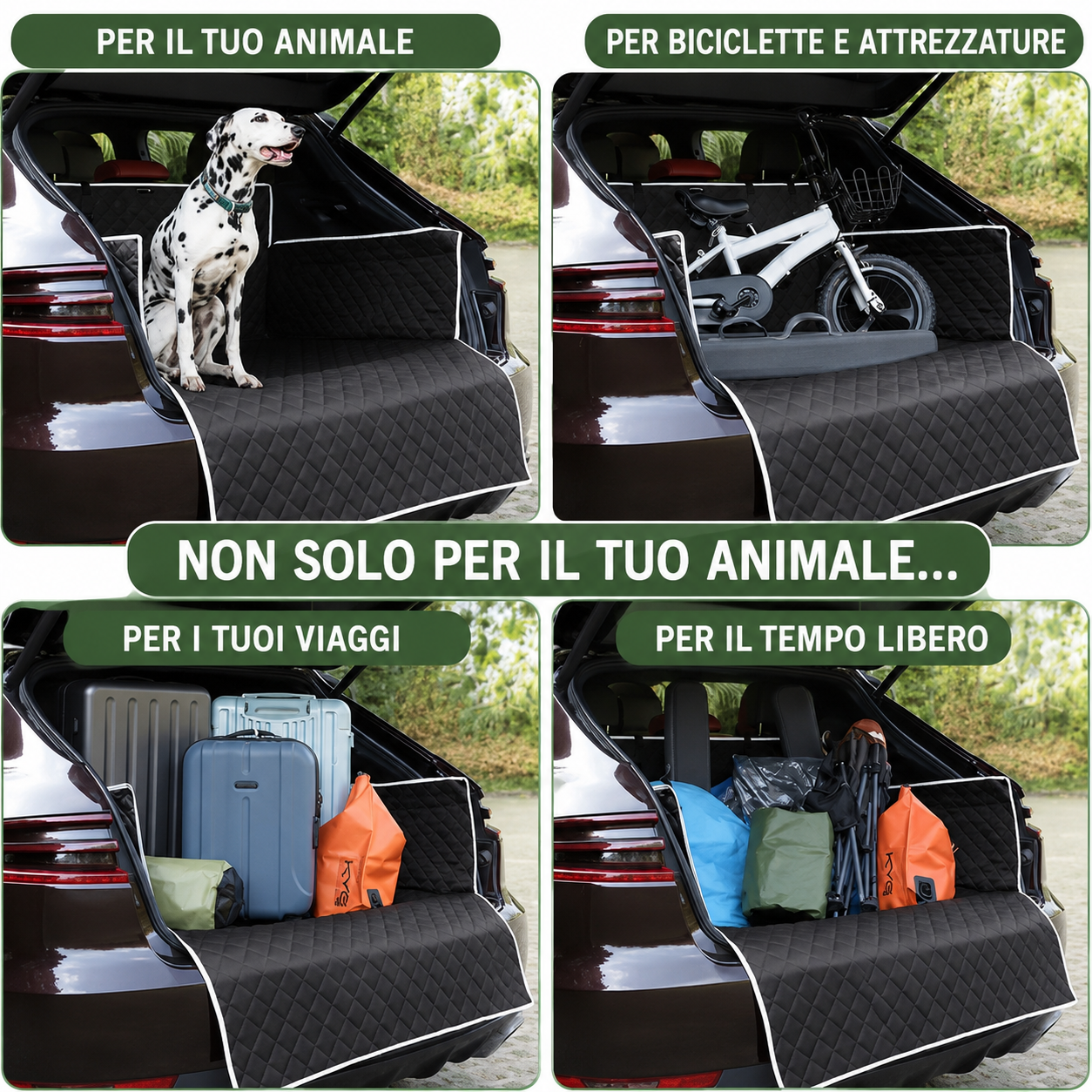 Tappetino Auto Cane – Bagagliaio Sempre Pulito