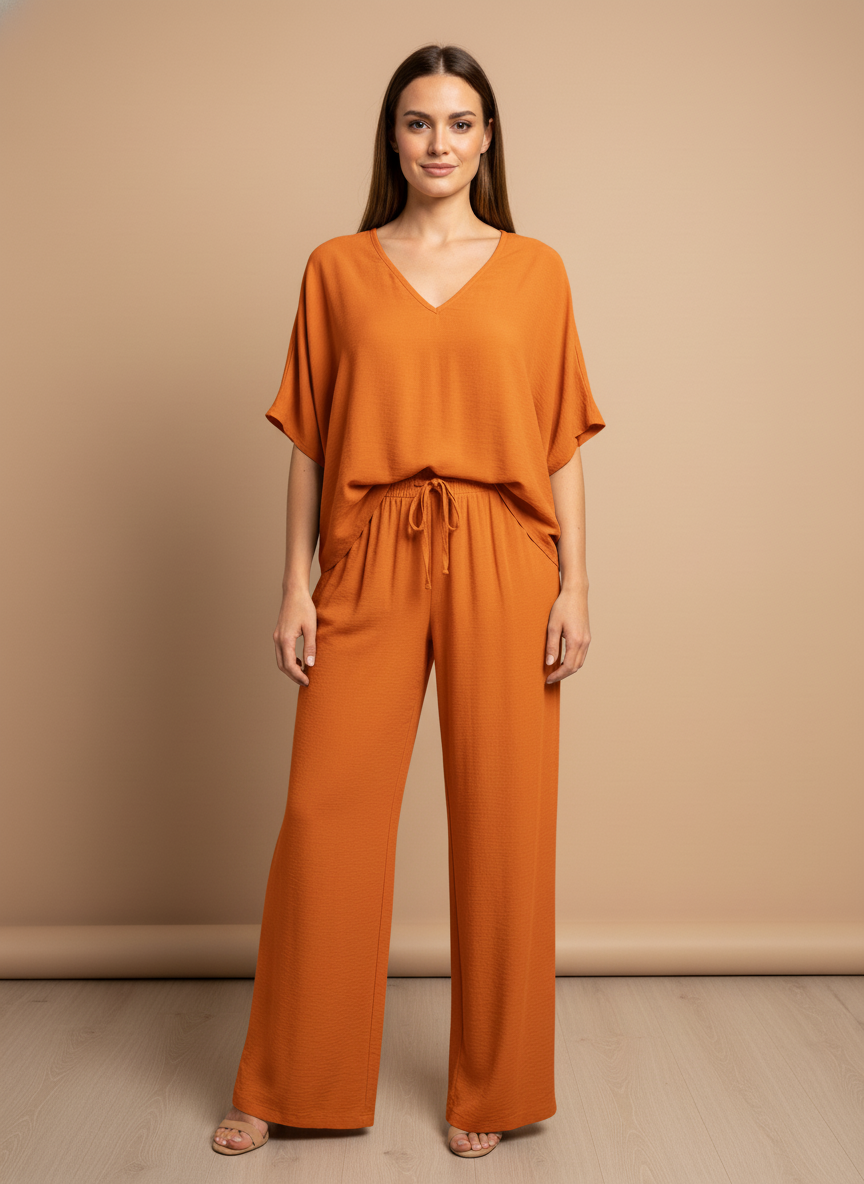 Completo Estivo Fluido Scollo a V